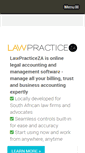 Mobile Screenshot of lawpracticeza.com