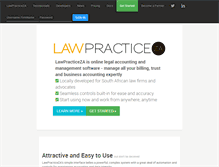 Tablet Screenshot of lawpracticeza.com
